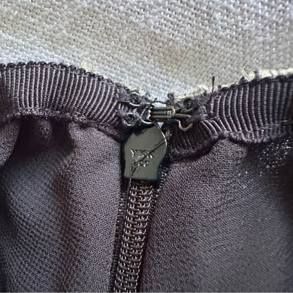 Dana Buchman Womens Silk Animal Print Handkerchief Midi Skirt Sz 10P Whimsigoth - Picture 5 of 13